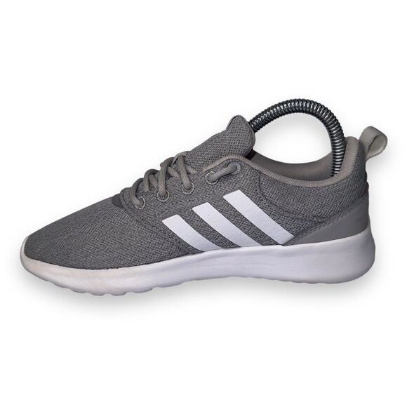 Adidas QT Racer 3.0 Cloudfoam Running Shoes "Grey White" FY8312 Women's 6 - Picture 6 of 11